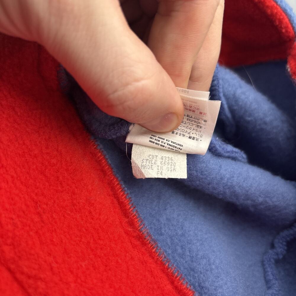 PATAGONIA Kids Fleece Winter Hat Cap Ear Flaps - Picture 6 of 6